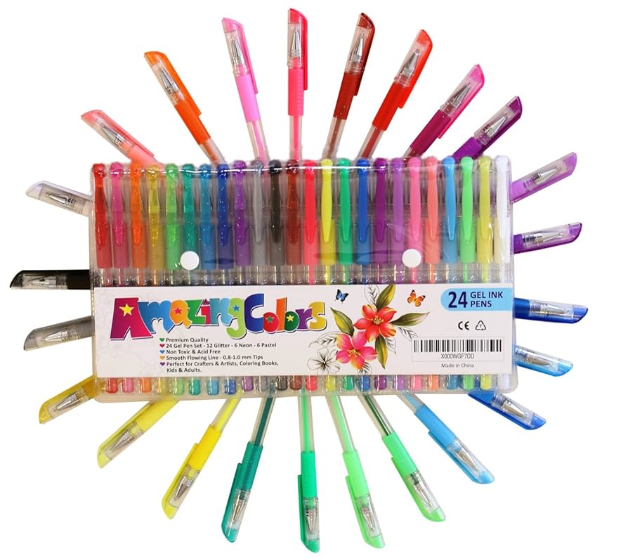 Amazon.co.jp: Amzing色キラキラメタリックパステルとネオン