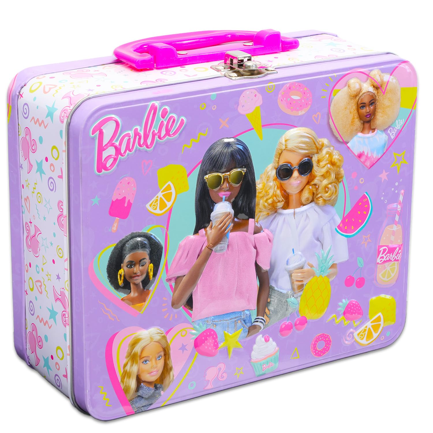 Amazon.com: Barbie Tin Lunch Box Puzzle Bundle - Lunchbox with