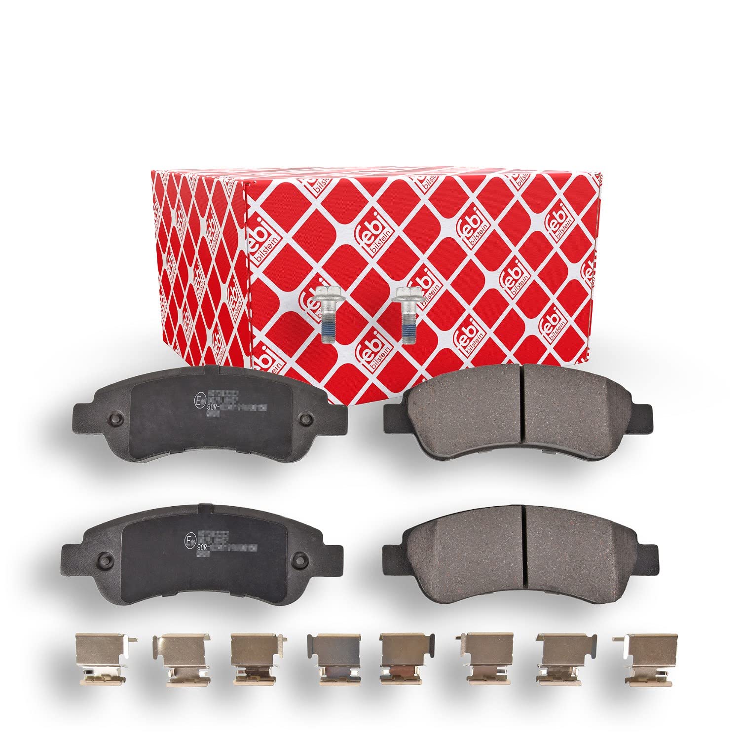 febi bilstein 16814 Brake Pad Set with fastening material, 1 unit