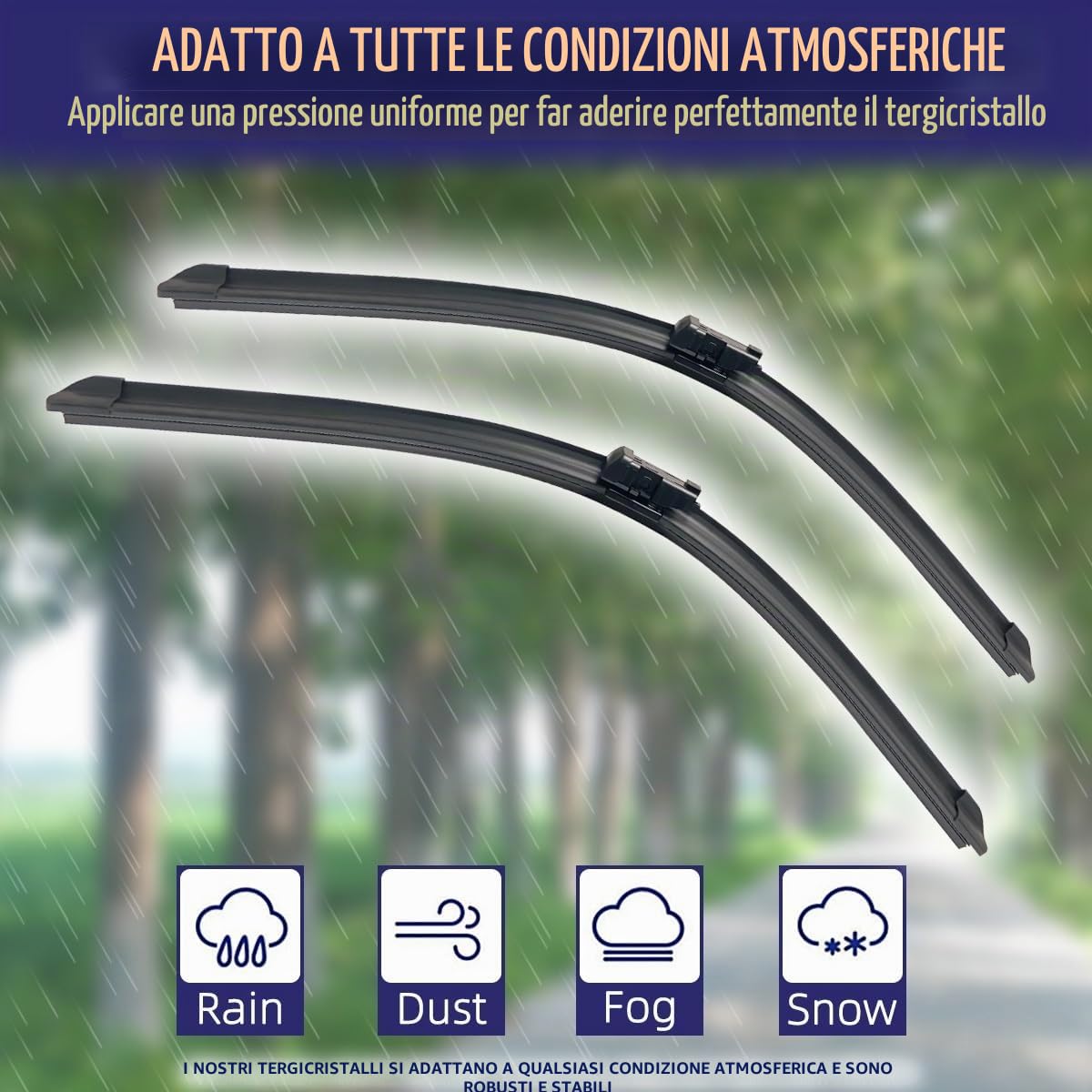 Qualità OEM Parabrezza Parabrezza Tergicristallo Set Anteriore Lunotto Posteriore Kit for Peugeot 3008 MK2 2017 2018 2019 2020 2021 Tergicristalli 28" e 16" e 12" Vestibilità perfetta per parabrezza