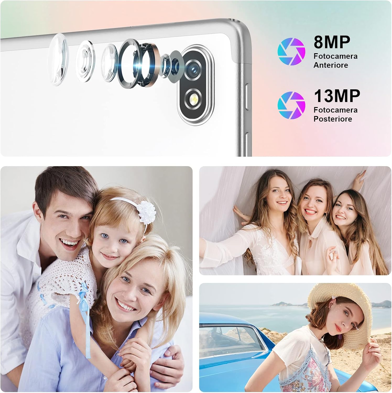 OSCAL Tablet 10 Pollici 5GB+64GB 1TB TF, Android Tablet in Offerta 2023, 6580mAh, HD+ IPS Display, Camera 5MP, Quad-Core Processor, 2.4G WiFi Tablet, Bluetooth 4.1, Google GMS Certified, OTG OSCAL Tablet 10 Pollici 5GB+64GB 1TB TF, Android Tablet in Offerta 2023, 6580mAh, HD+ IPS Display, Camera 5MP, Quad-Core Processor, 2.4G WiFi Tablet, Bluetooth 4.1, Google GMS Certified, OTG