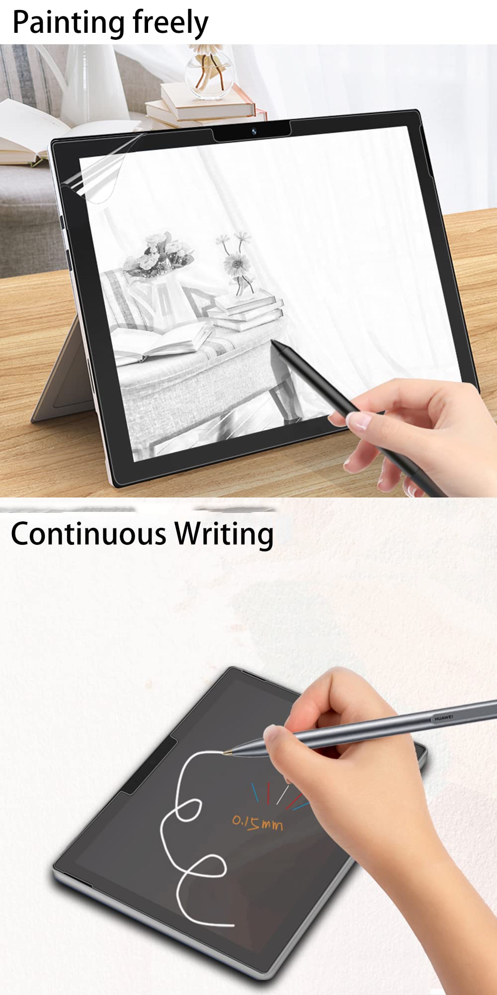 Film Protection Pour Lenovo Tab P12 12.7 [Lot De 2] Verre Trempé Ultra Résistant - VISIODIRECT