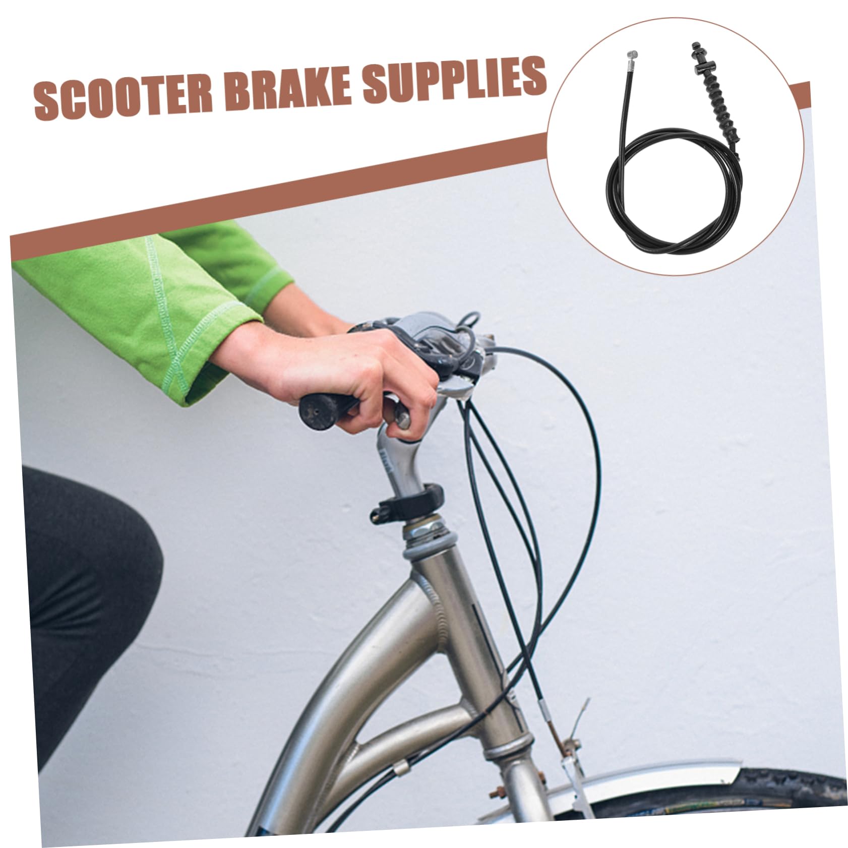 BESPORTBLE del Freno del Freno Forniture per Scooter Cavi dei Freni Anteriori e Posteriori Linee dei Freni Ciclistici Cavo del Freno Accessori per Scooter Filo di Acciaio