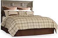 Vista 5 de Signature Design by Ashley Juararo - Cabecera rústica con paneles solamente, tamaño Queen, color marrón desgastado