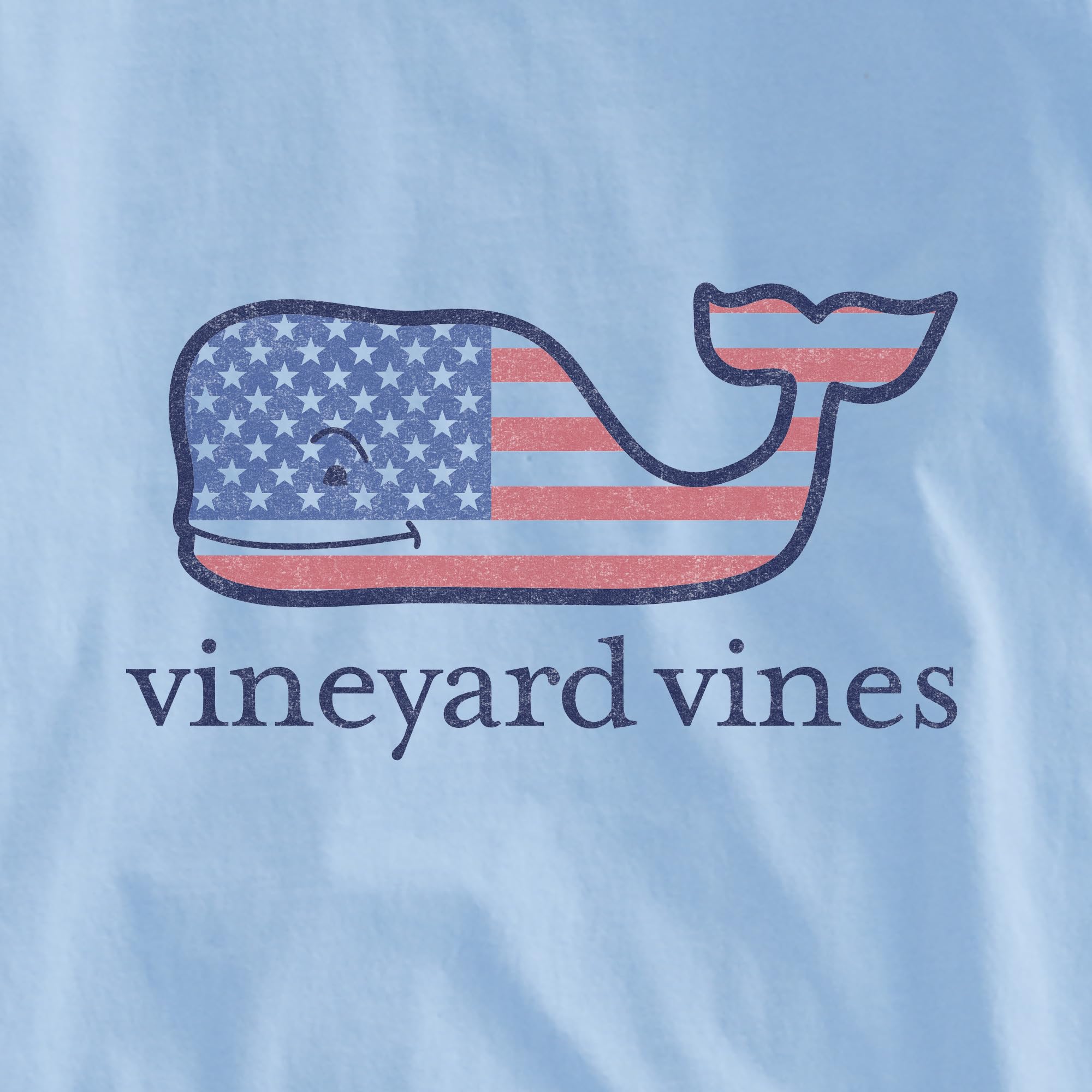 Vineyard Vines Mens Flag Whale Long-Sleeve Pocket Tee product thumbnail 5