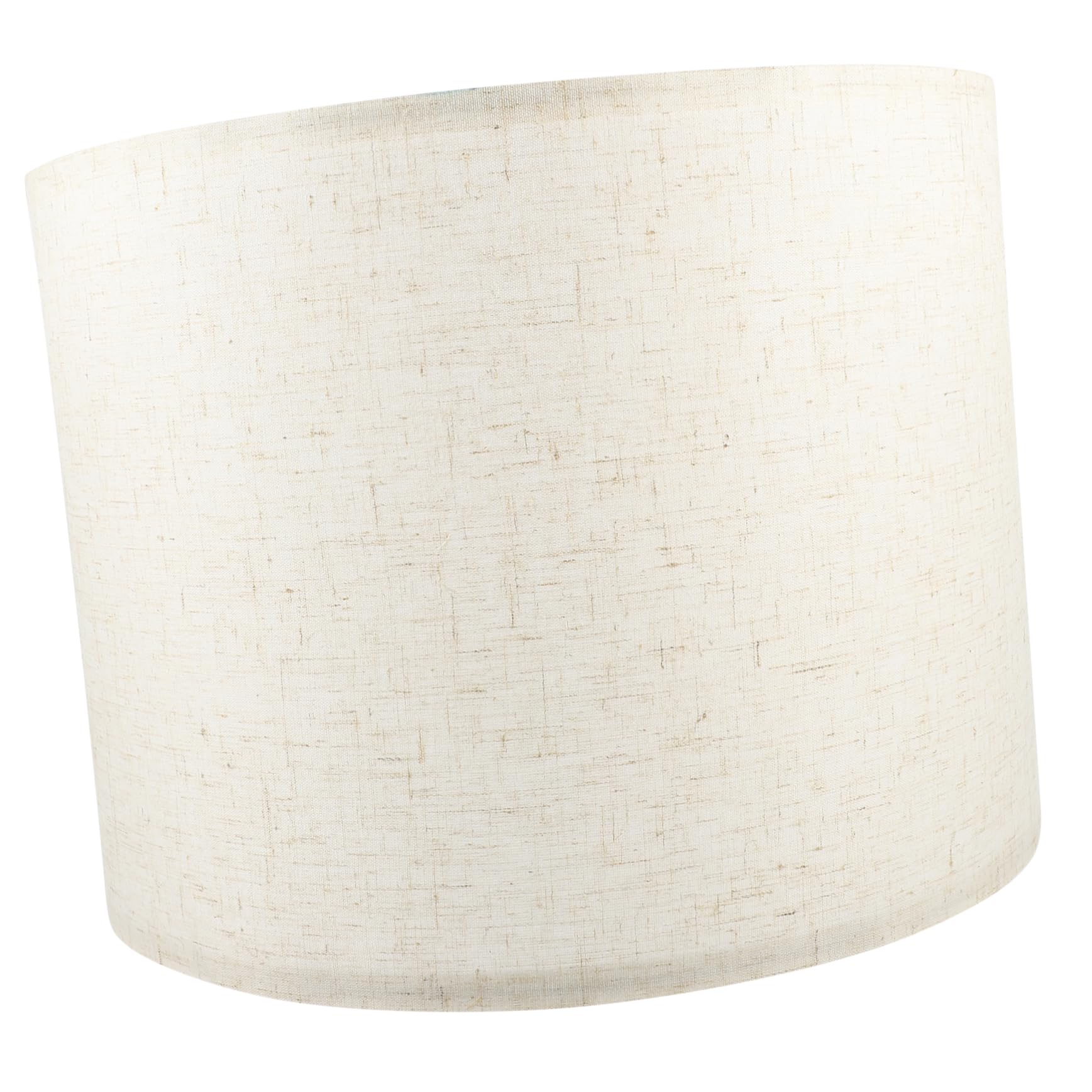 Hemobllo Pantalla Lámpara Mesa de Lino Beige Redonda para Lámparas Sobremesa Función Protectora y Diseño Simple Adecuado para Oficina y Hotel