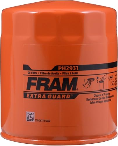 Fram Extra Guard PH2931, filtro de aceite giratorio con intervalo de cambio de 10 mil millas
