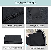 Vista 4 de VISEMAN Bolsa de repuesto de red estilo arco de béisbol sólo, bolsa de red de práctica de béisbol, bolsa de lona de red de béisbol, se adapta a