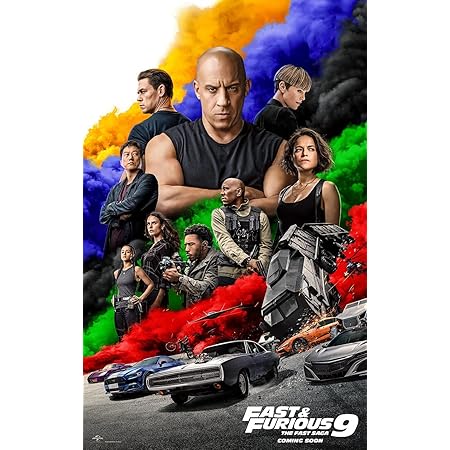 Amazon Com Fast And Furious 9 The Fast Saga Movie Poster 2 Sided Original Final 27x40 Posters Prints