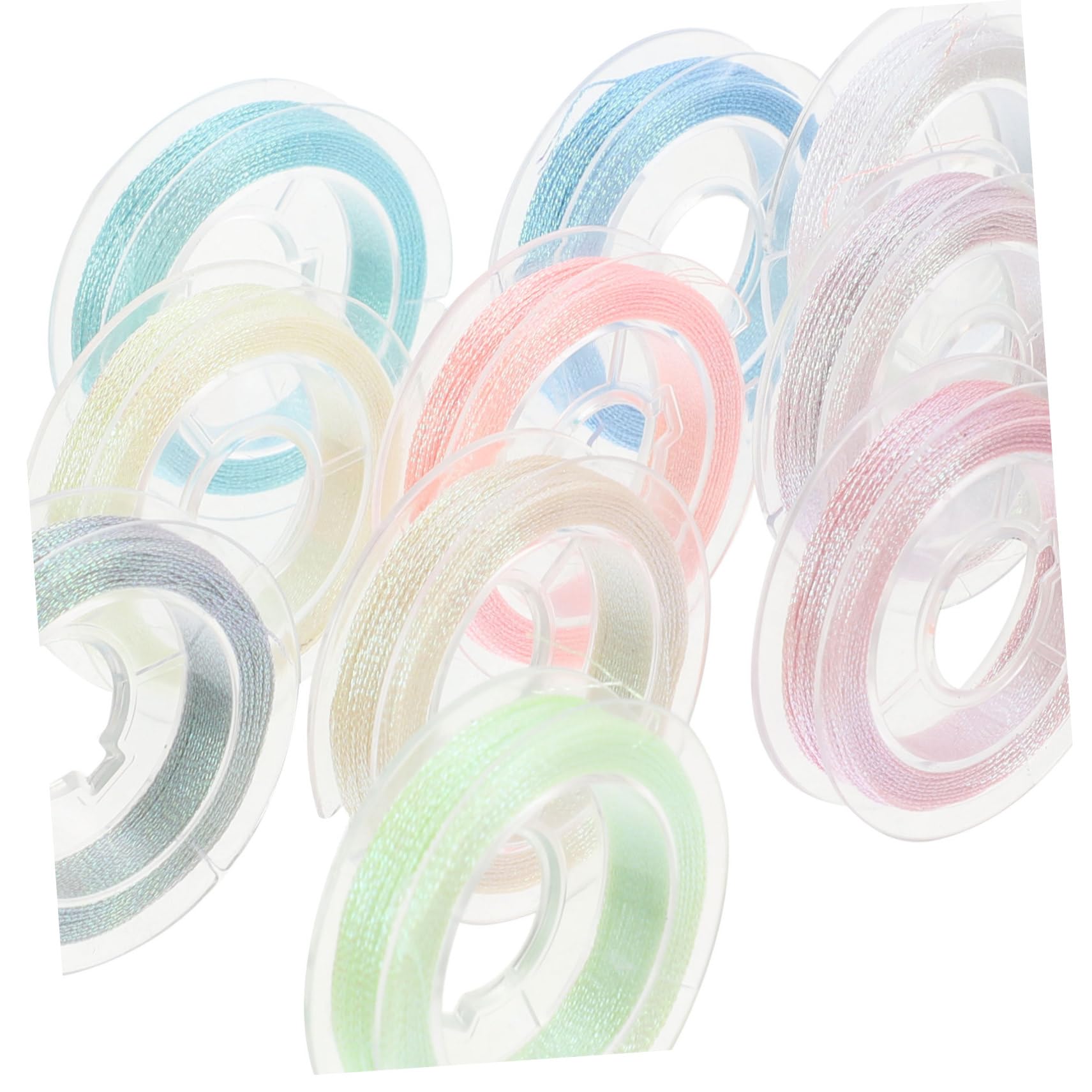 DOITOOL 3 Series Hilo De Bordar Luminiscente De Hilo De Coser Para Y Manualidades De Costura Multi Funcional Para Cross Stitching Y Decoración 12 * 3
