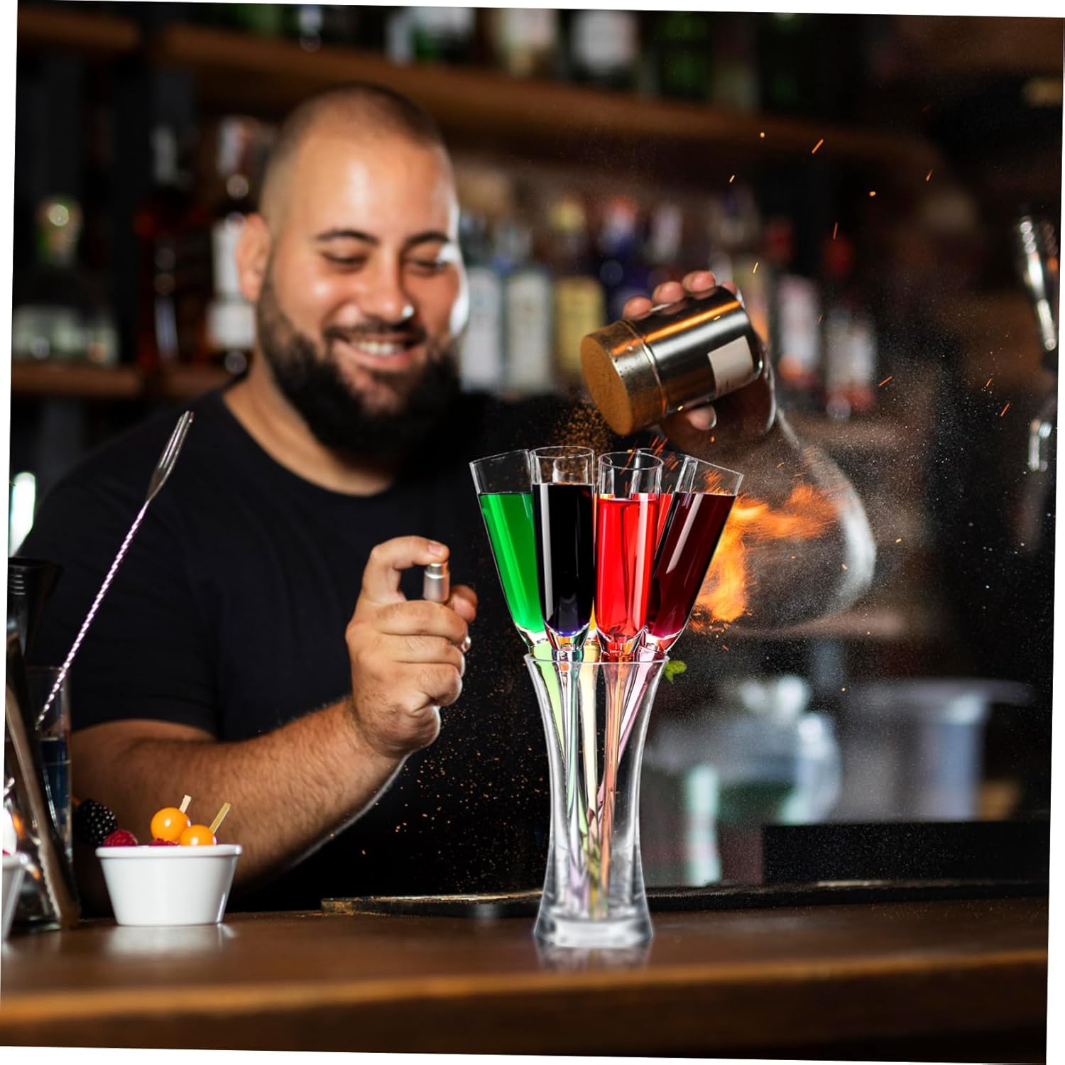 Alipis 1Set Cups Goblet Wine Drinking Glasses Unbreakable Party Supplies for Cocktails and Events Stylish Toasting Flutes