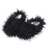 YXCFEWD Women's Plush Faux Fur Slippers - Fluffy and Warm Slide-On Slipper for Cozy Comfort