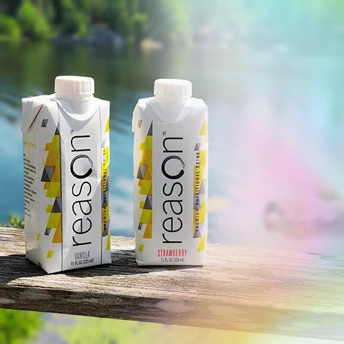 Miniatura 9 de Reason Bebida de proteína alta en calorías de alta calidad, libre de gluten, OMG, sabores artificiales, edulcorantes, apta para lactosa, ideal para