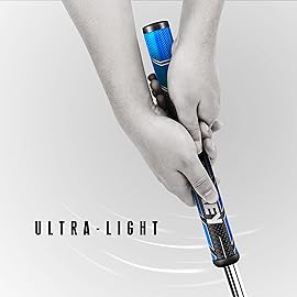 CHAMPKEY Premium Pistol Golf Putter Grip | Lightweight and Comfortable Golf Grips | Advanced Texture Control and High Feedback Golf Putter Grips(Blue, Standard)