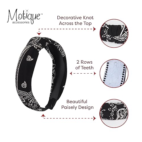 Miniatura 4 de Motique Accessories Diadema con nudo turbante de cachemira para niñas