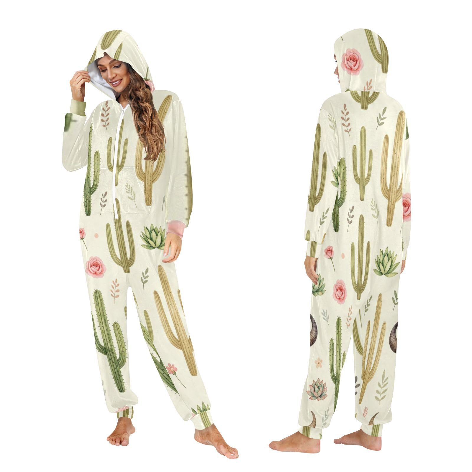 Tutina pigiama allentato rilassato S-XL Boho Chic Bull Skull
