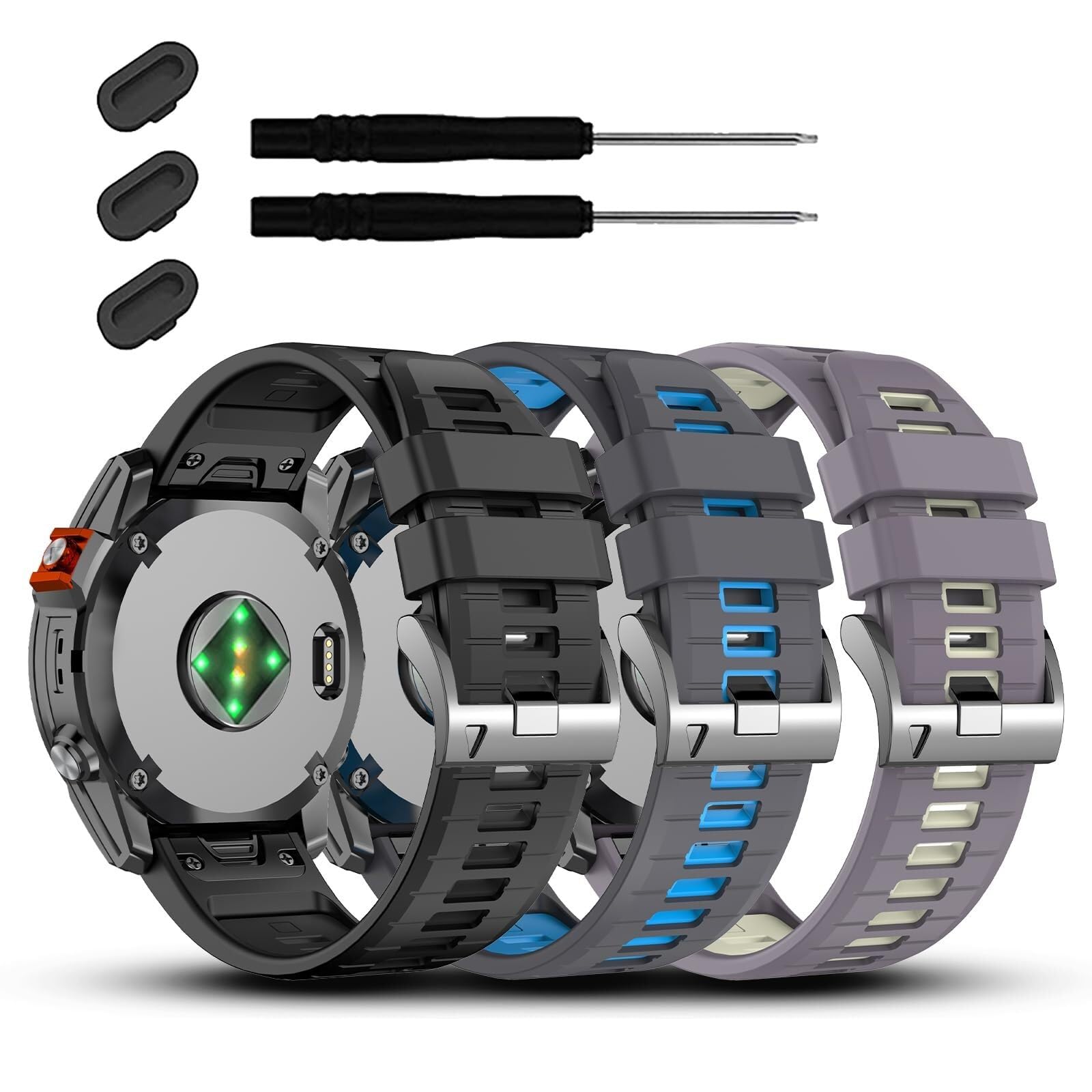 20mm kompatybilny z paskiem do zegarka 7S Pro 6S 5S Plus, miękkie silikonowe paski do smartwatcha S70 42mm/2S/Mk2s