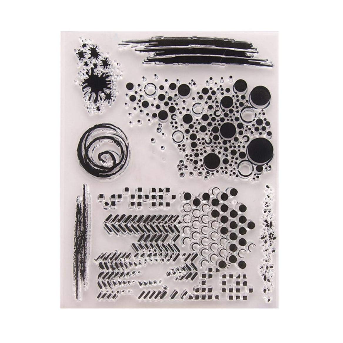 Bontannd Clear Stamps Sheets Transparent Silicone For Diy Scrapbooking Photo Album Decorative
