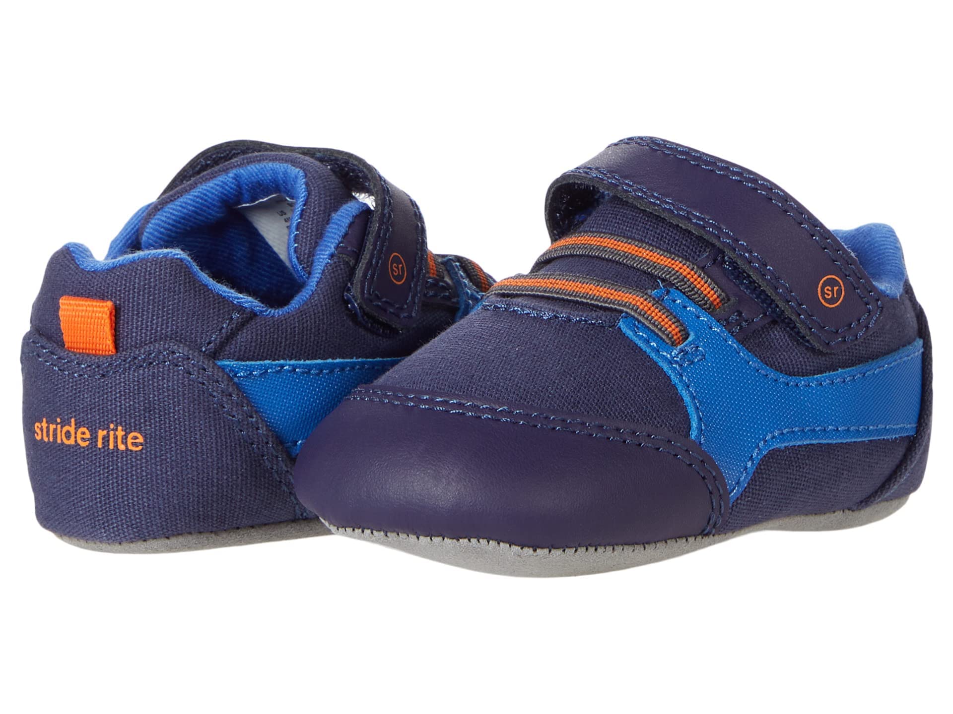 Stride Rite Baby PW Kylin Sneaker, Navy, 2 US Unisex Infant