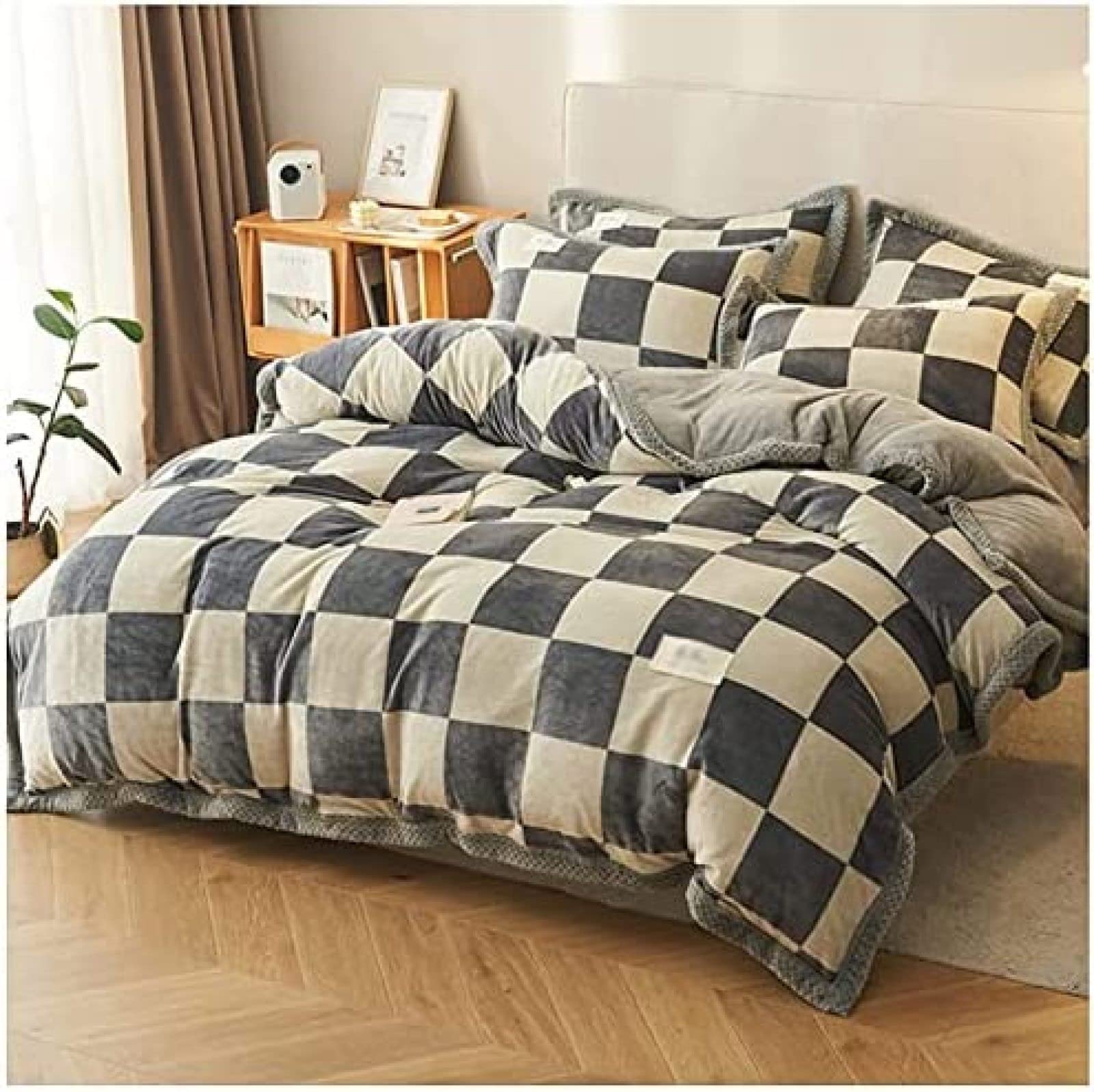 Phonleya Coperta invernale, coperta in peluche double face, per bambini, perfetta per Natale (8,130 x 150 cm