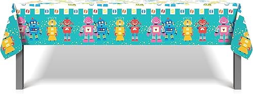 Miniatura 166 de CC HOME 1 pieza de mantel de plástico para fiesta de los 90 de 54 x 87 pulgadas de largo, mantel vintage retro de los 90 de hip hop, tema de 1990