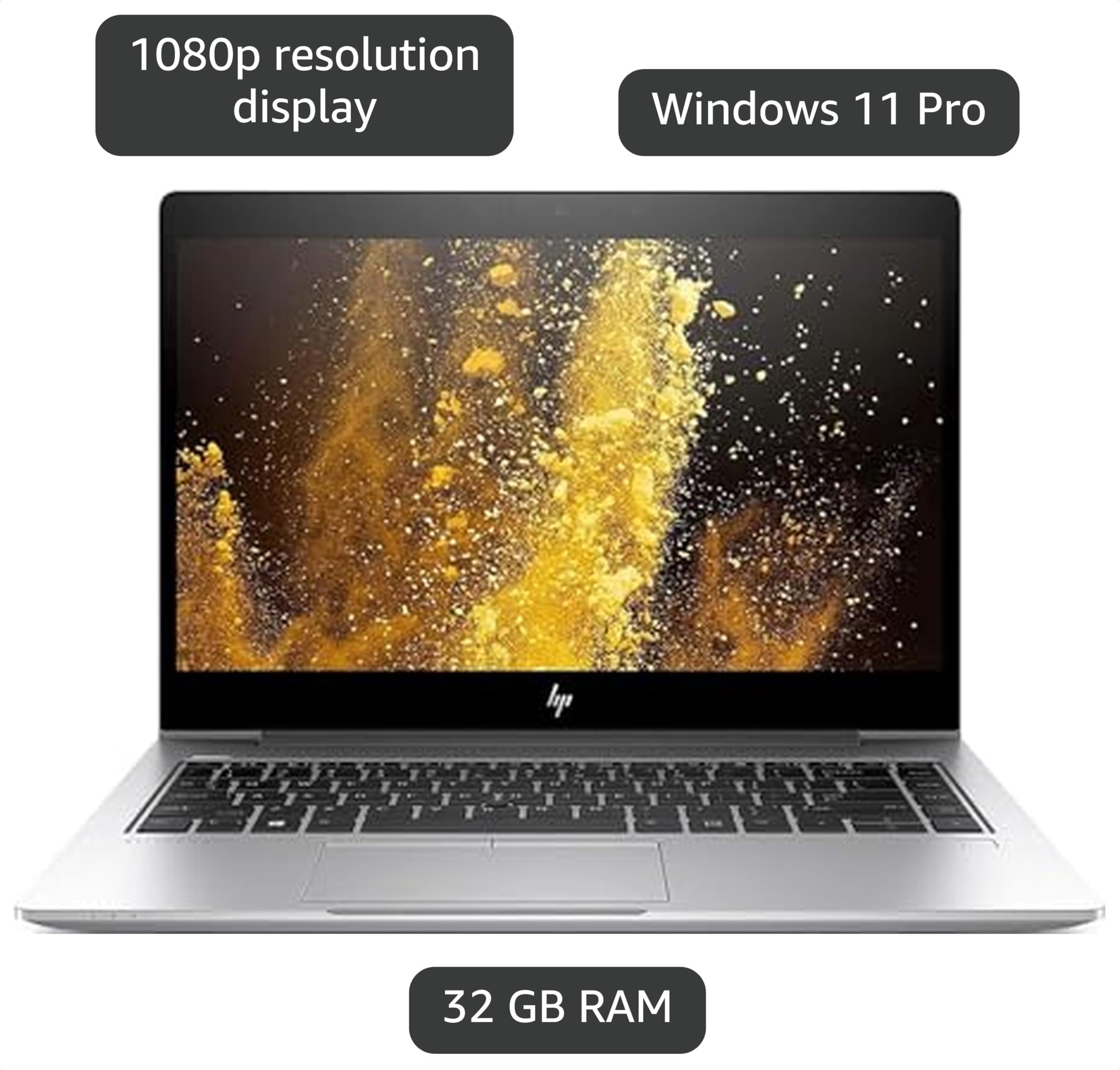 Amazon.com: HP EliteBook 840 G6 Laptop, Intel Core i7-8665U, 32GB