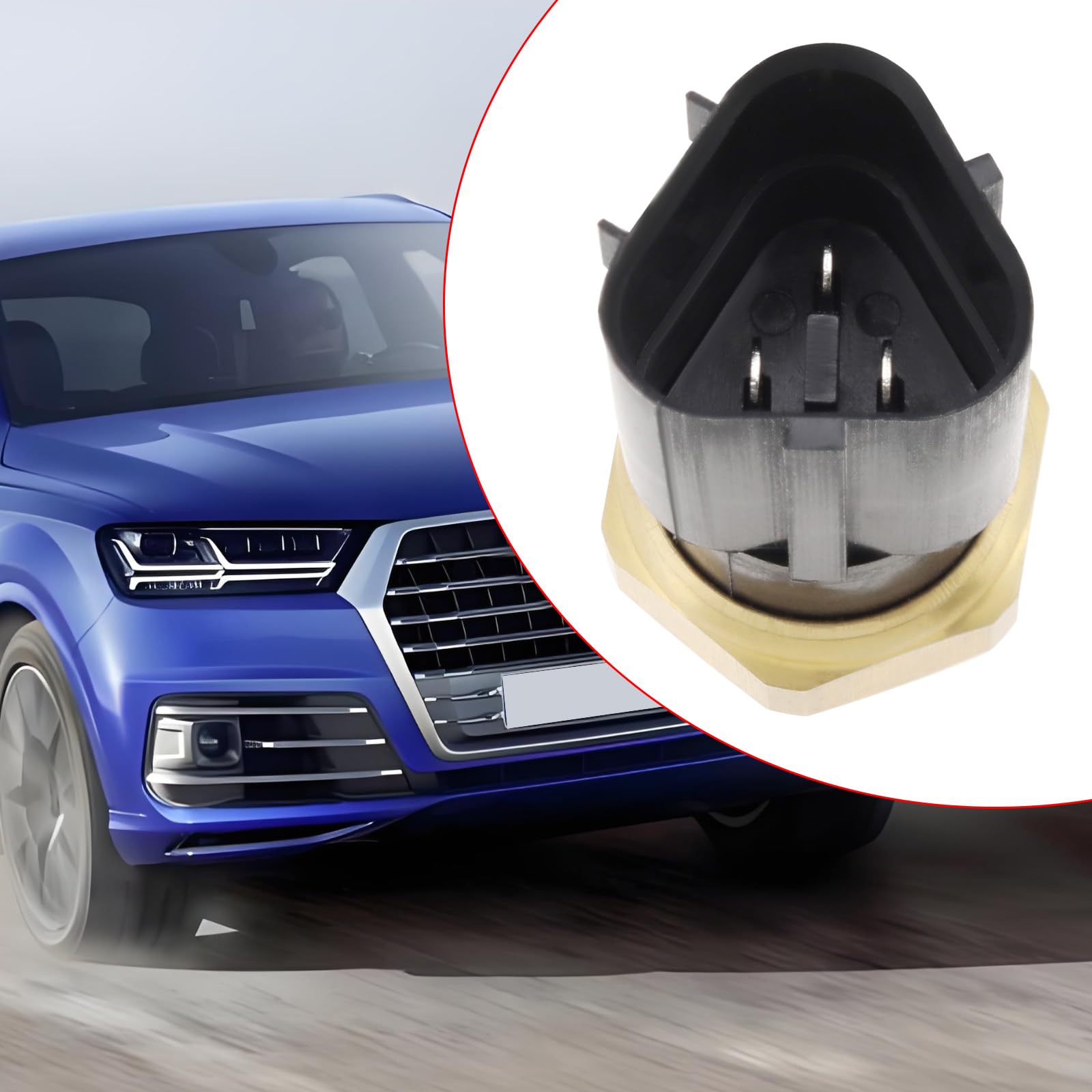 Commutateur de capteur de température de Ventilateur de Refroidissement de Voiture Compatible avec Audi A1 A3 TT Compatible avec VW Golf 1J0959481A