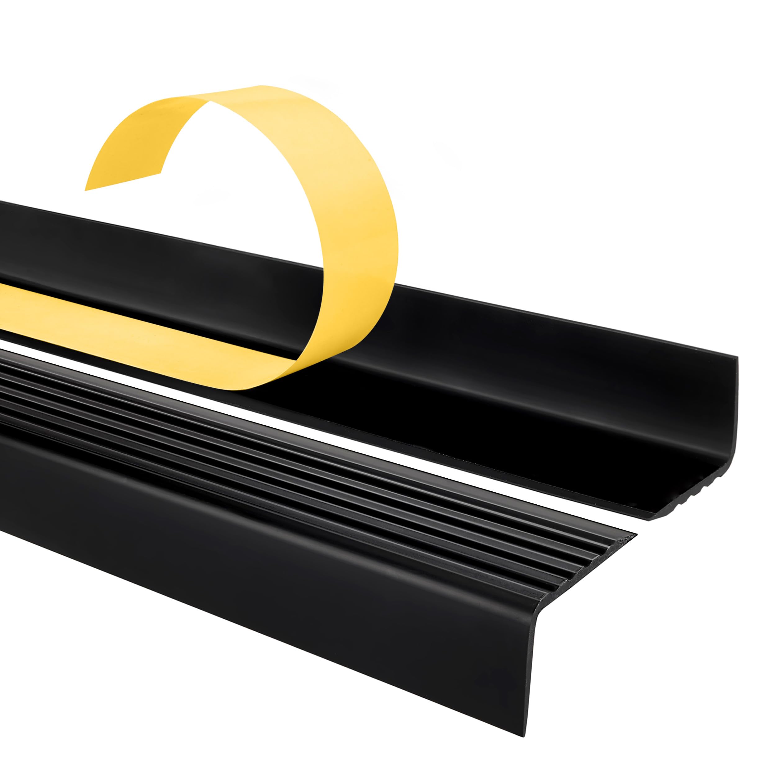 QUEST Stair Edging, Self-Adhesive PVC Rubber Edge Protection, 40 x 25 mm (Beige) — image 1