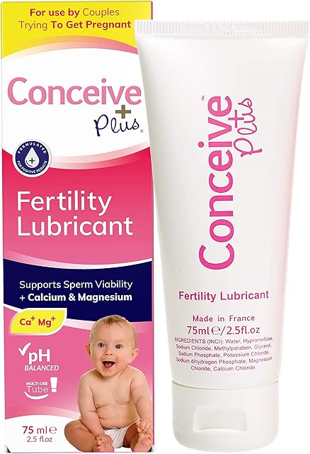 Conceive Plus Fertility Lubricant Gel, 75 ml with Calcium and Magnesium