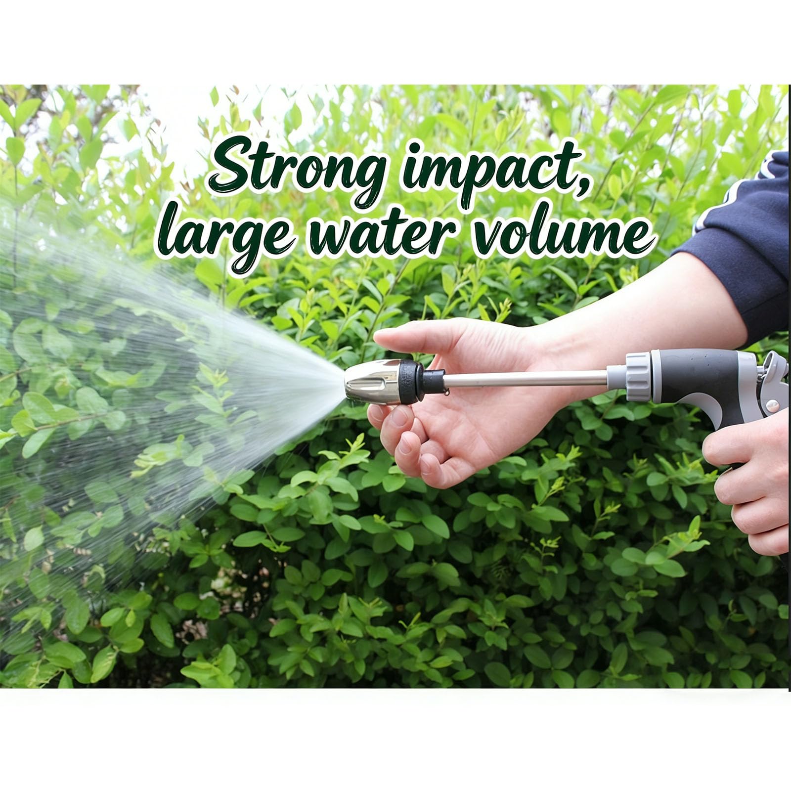 Pistola ad alta pressione per tubo da giardino, siringa, attacco per irrigazione da giardino, pulizia efficiente (stile aggiornato*a)