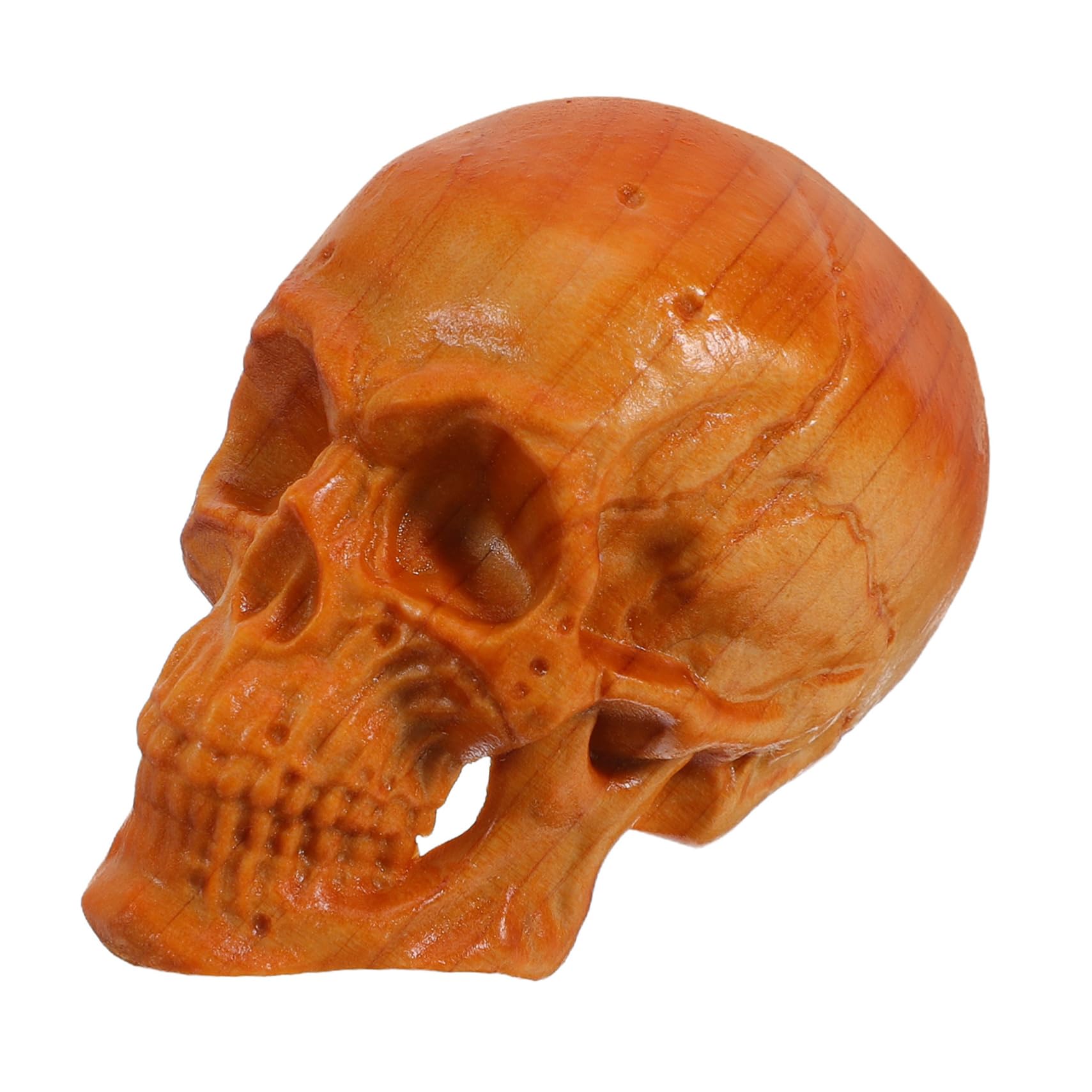 メノウの頭蓋骨細工 芸術的 台付き1個 メノウの頭蓋骨細工 芸術