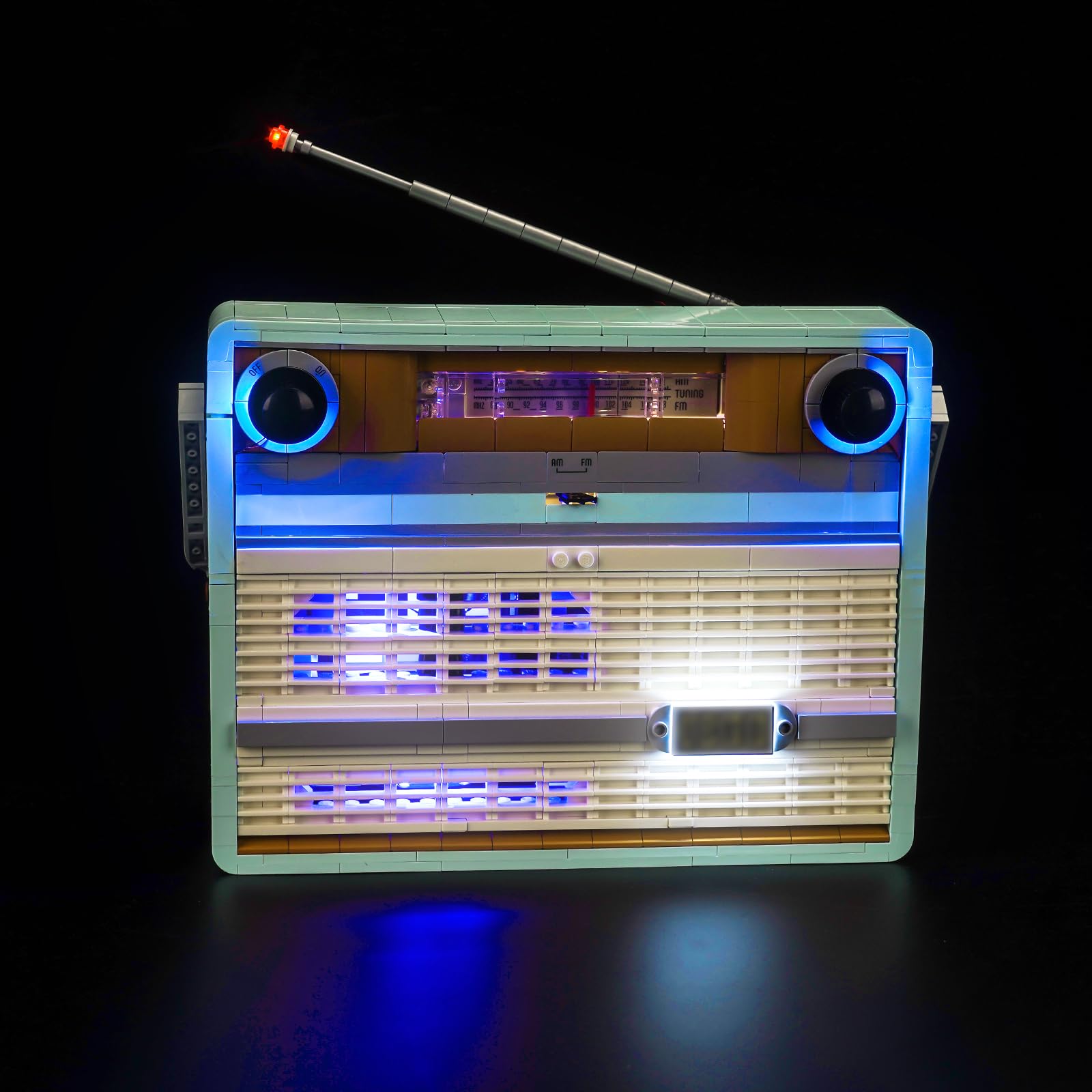 LocoLee LED Light Compatible with Lego 10334 Retro Radio - No Models Only Light, Creative Lighting Set Accessories Compatible with Lego 10334 Retro