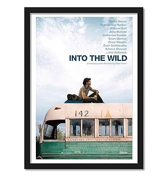 Good Hope Into The Wild Movie Framed Poster for Room and Office (10 Inch X 13 Inch, Multi Color)