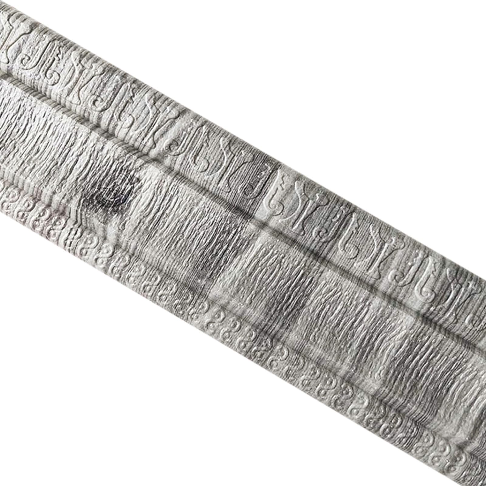Borde de espuma para zócalo flexible moldura de pared autoadhesiva de 2.3 metros de longitud