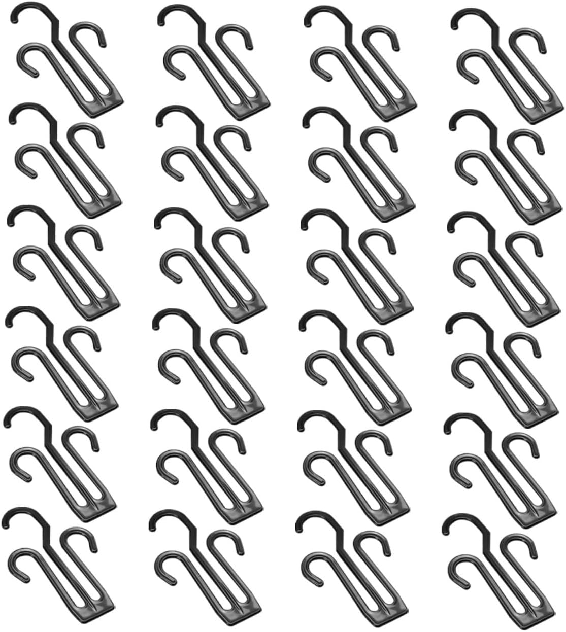 TIDTALEO 72pcs Multi-Functional Plastic Shoe Organizer Rack for Women Slippers and House Slippers