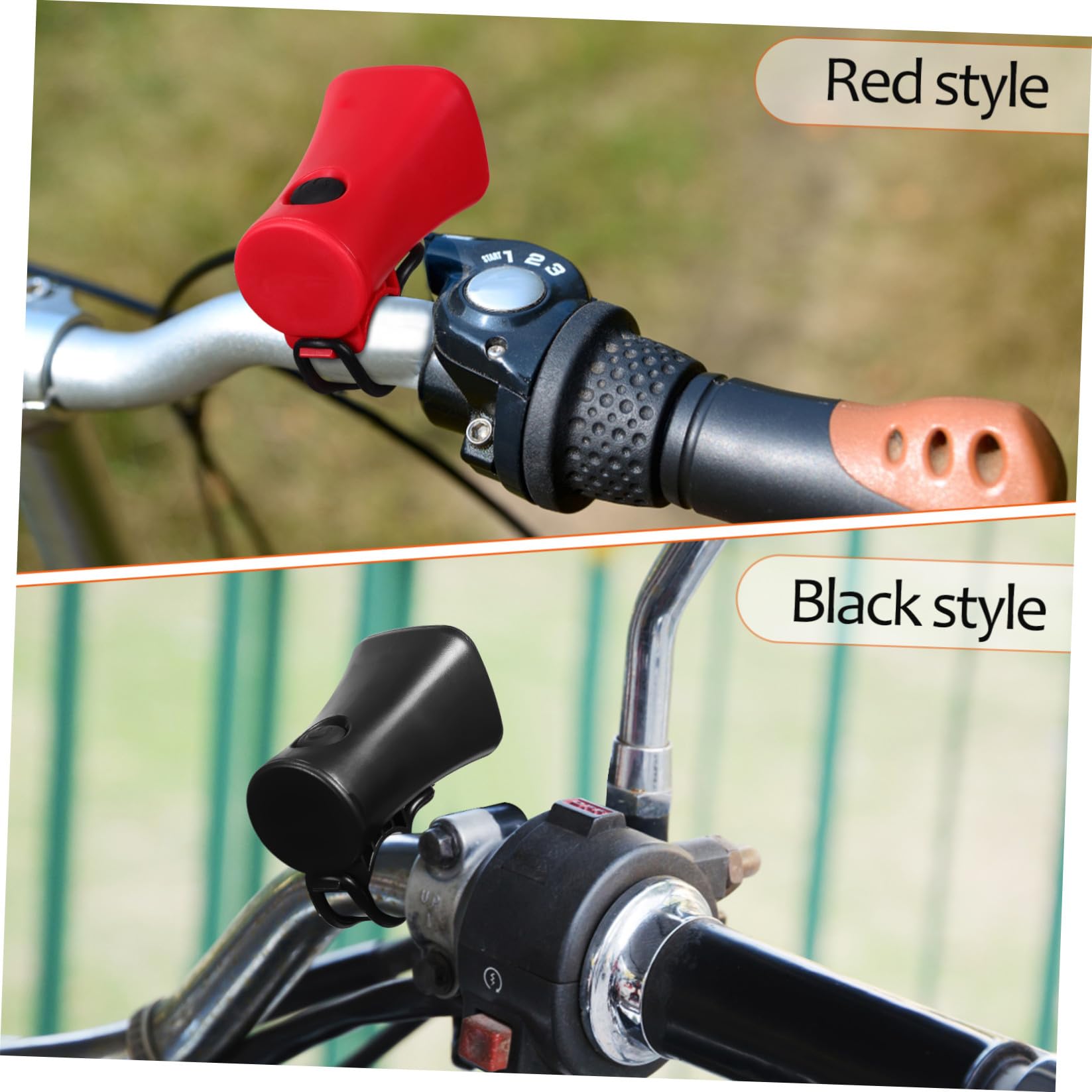 TOYANDONA Bocina Electrica Campanilla De Bicicleta Decoraciones del Manillar Universal Bike Cuerna Bocina De Ciclo Fuerte Bocina De Bicicleta para Bicicletas De Adultos Abs