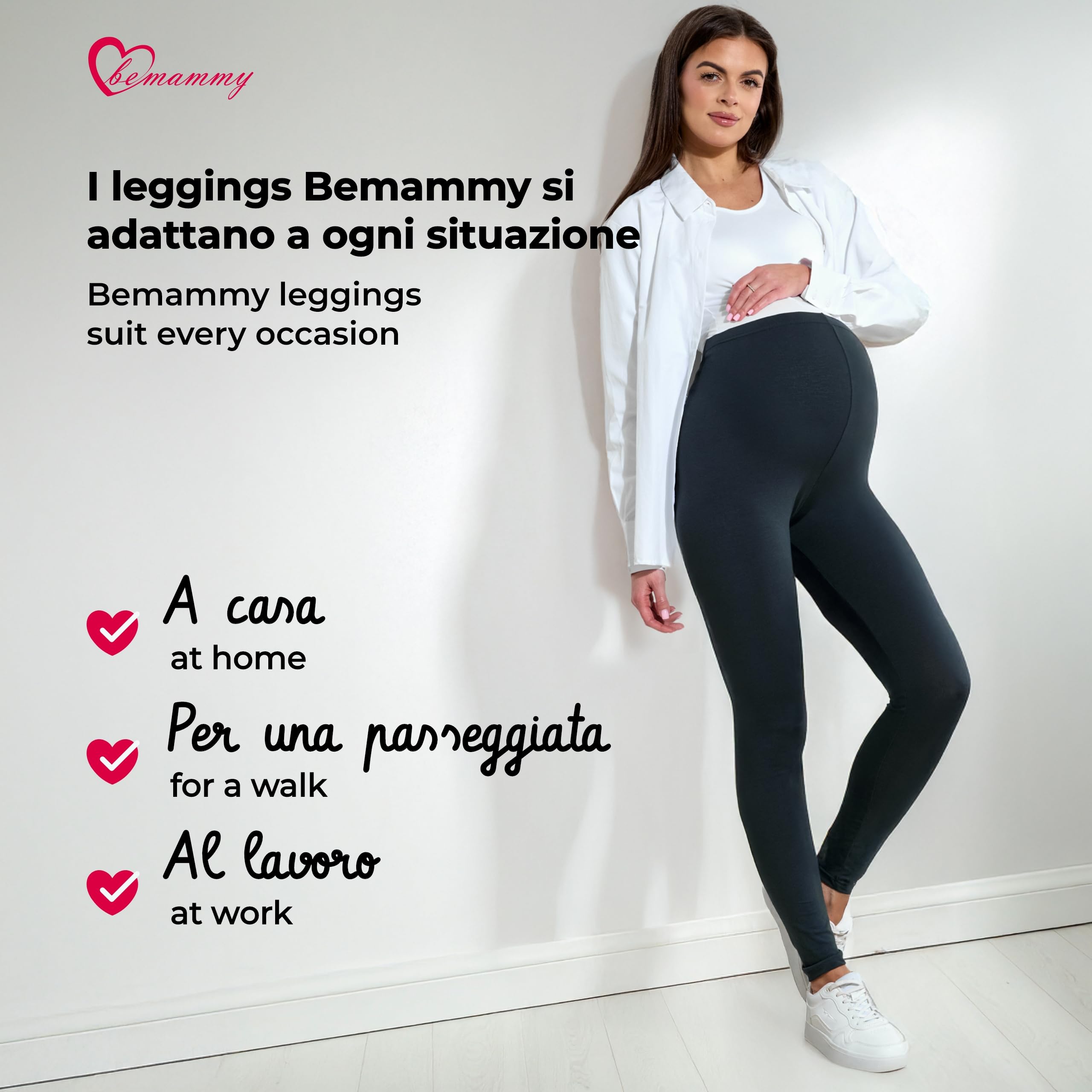Be Mammy Leggings Premaman Lunghi BE20-230