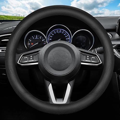 SZYUCHEN Funda para volante de automóvil para Mazda CX5, Mazda 6, CX-5, CX9, CX30, Mazda 3, CX-3, CX90, CX50, Mazda 5, CX-9, RX-8, GS GT Sport