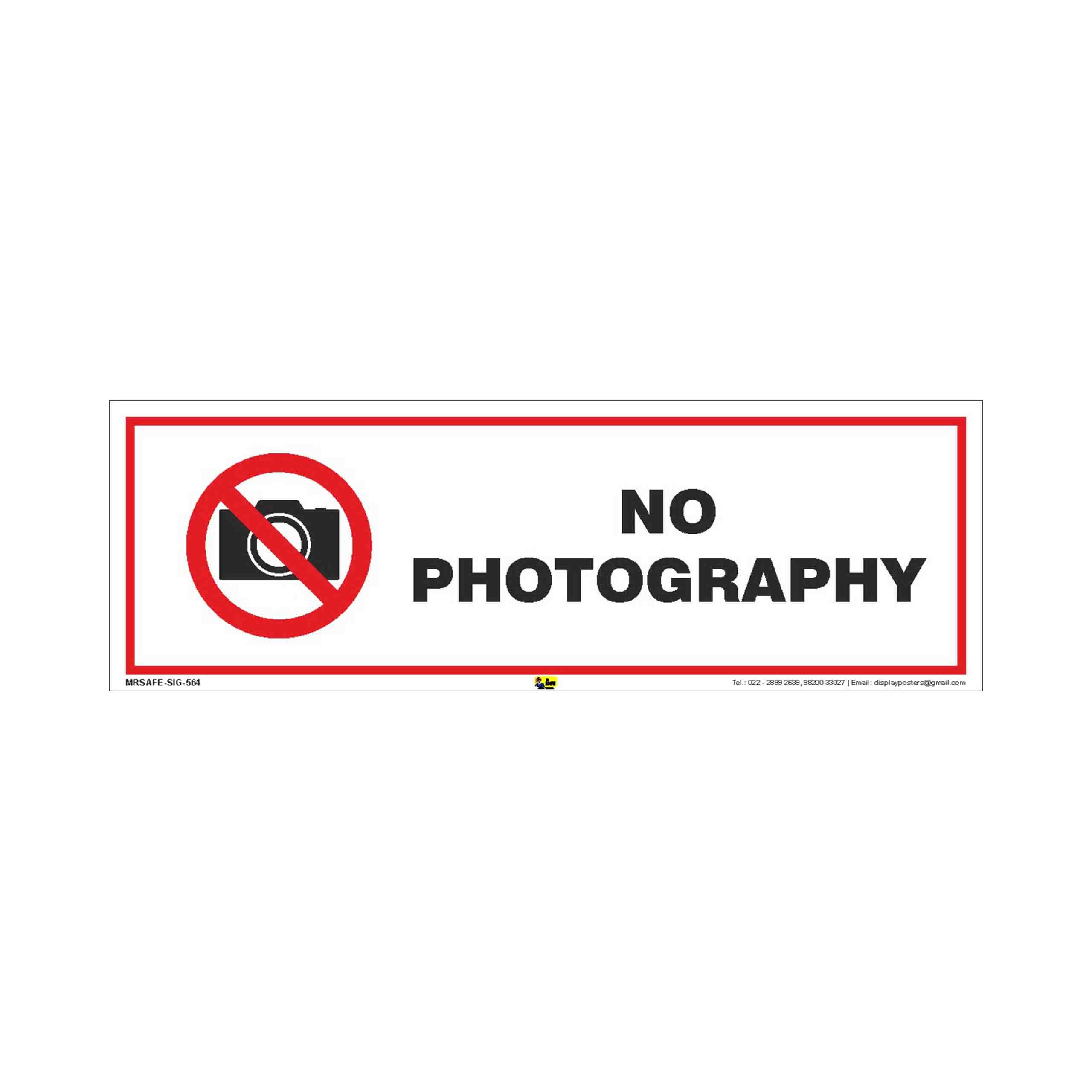 Mr. Safe - No Photography Sign PVC Sticker 15 Inch X 6 Inch (B07C4XZ5C6) Amazon Price History, Amazon Price Tracker