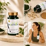 Bioxtron Suplemento Natural de Células Madre en Cápsulas - Algas Azules y Verdes, Espirulina, Apoyo Energético - 60 Cápsulas