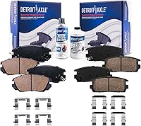 Vista 27 de Detroit Axle - Pastillas de freno para Pontiac Grand Prix 2005-2008, Buick LaCrosse Allure 2005-2009, pastillas de freno de cerámica con repuesto