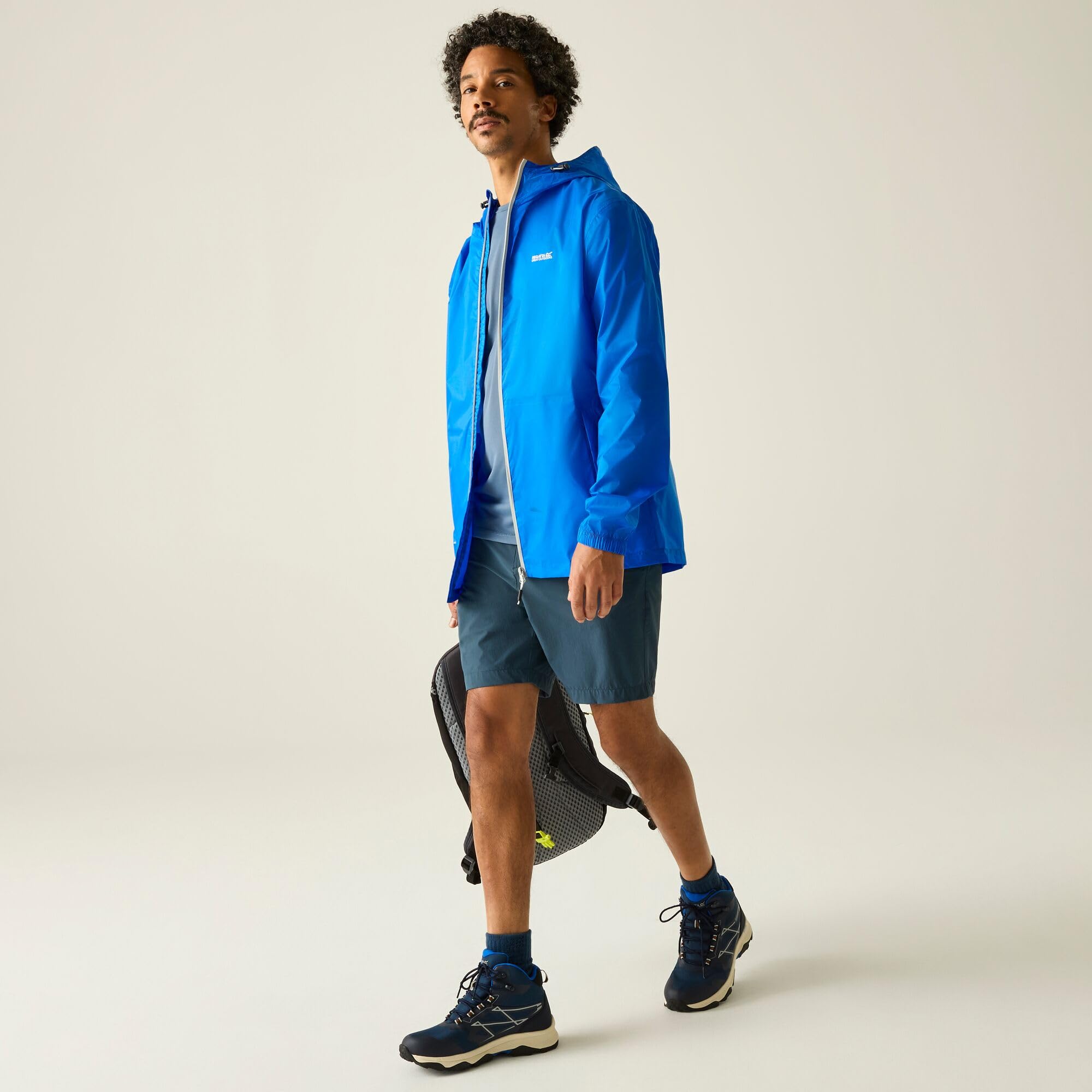 Regatta Herren Pack-It Wasserdichte Jacke III Winddichte Atmungsaktive Packbare Jacke – Bild 3