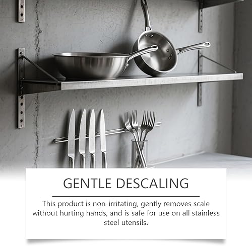 Miniatura 5 de Potente pasta eliminadora de residuos quemados para utensilios de cocina, limpiador de ollas para parte inferior de sartenes, película de limpieza