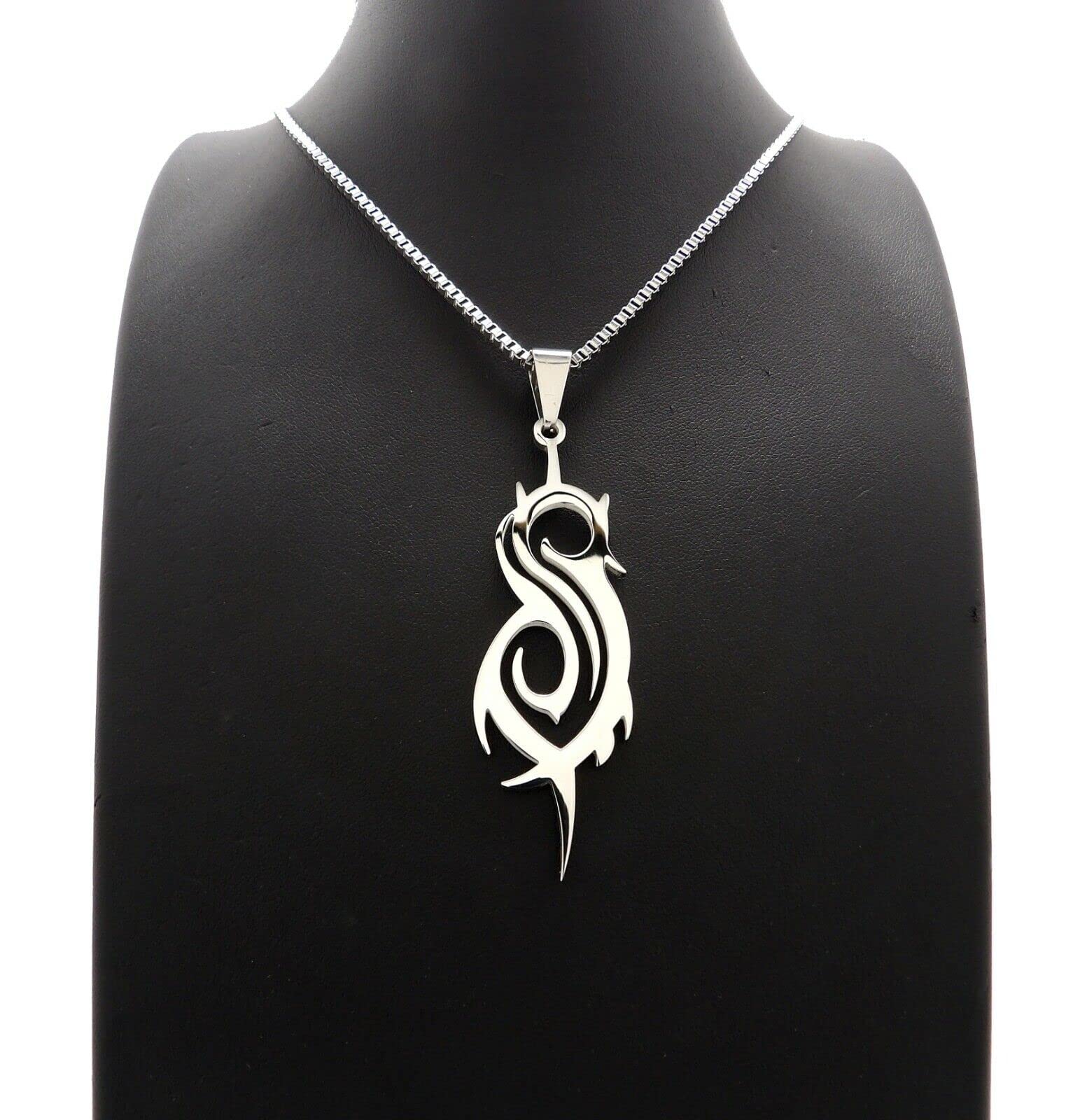 STAINLESS STEEL SLIPKNOT With 2mm Box Chain - Belt Accessory, SRT-77 Model