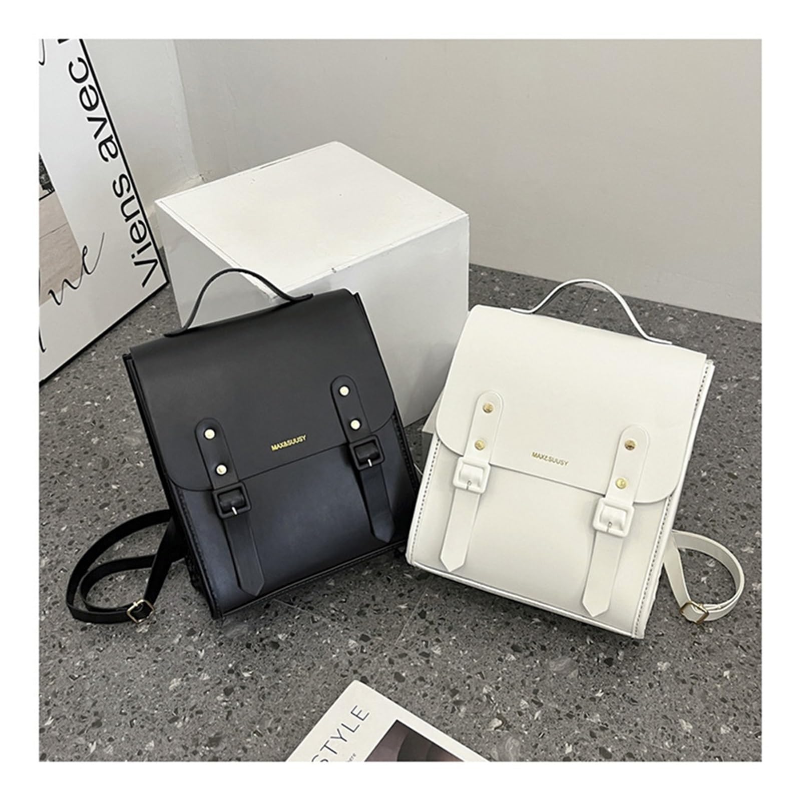Kit para Hacer Bolsos de Cuero Gran capacidad PU Material Set DIY Teléfono hecho a mano Bolsa Bolso Mochila(Material set-03)