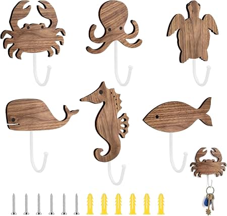 baby fish hook WONQEXZ Wall Hook,Child Nursery Wood Wall Hook,Natural Sea Aquatic Animal Coat Hooks,Wooden Hooks,Children Wall Mounted Hook,Set of 4 This versatile big bass auto:dtbaseline_0 No. 348 Maruto Circle Hook:3/0  8 pack Abu Garcia Ambassadeur® STX