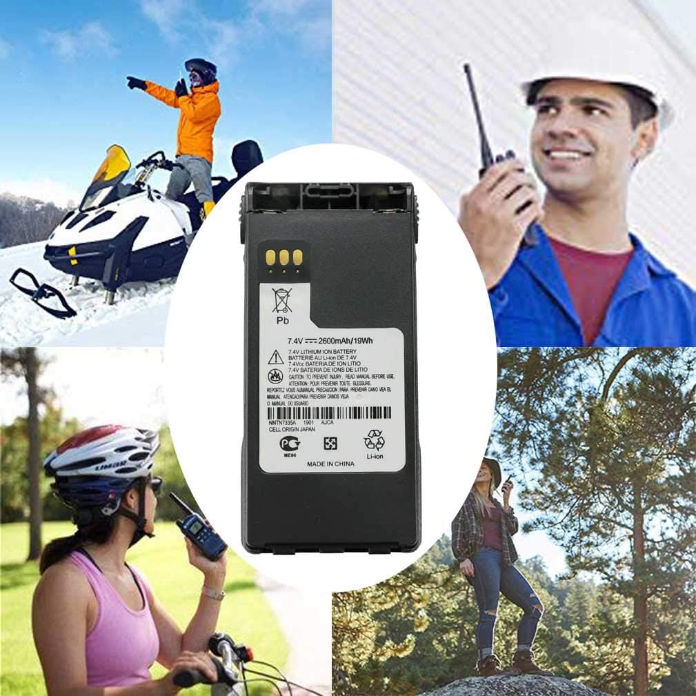 NNTN7335A 2600mAh 7.4V Li-ion Replacement Two-Way Radio Battery for Motorola NNTN7554 NNTN7335B XTS1500 XTS2500 Talkabout Radios - Image 6