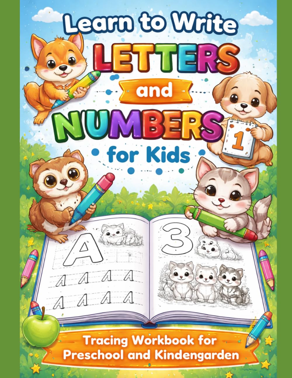 Learn to Write Letters and Numbers for Kids: Practice Alphabet A–Z and Numbers 0–10