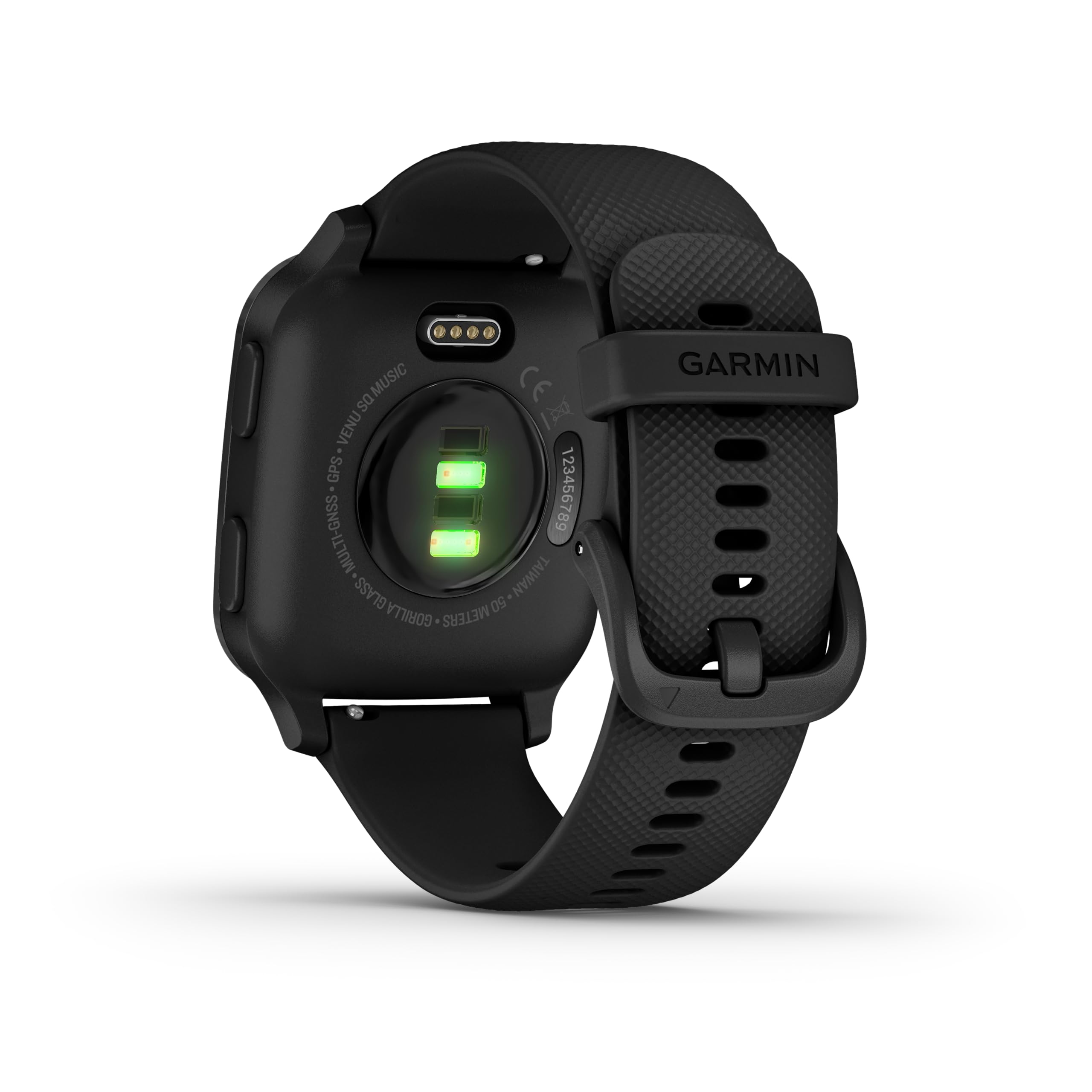 Garmin Venu Sq Music, Reloj Inteligente Deportivo GPS Unisex Adulto, Color Negro