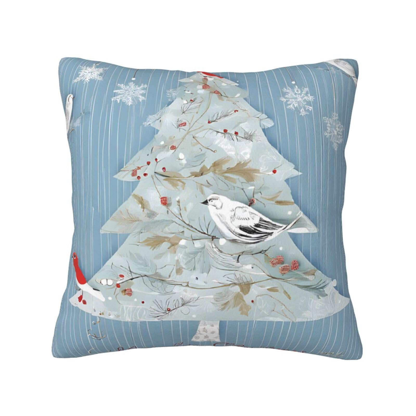 Housses de coussin en velours automne et Noël pour sublimer votre canapé chaleureux